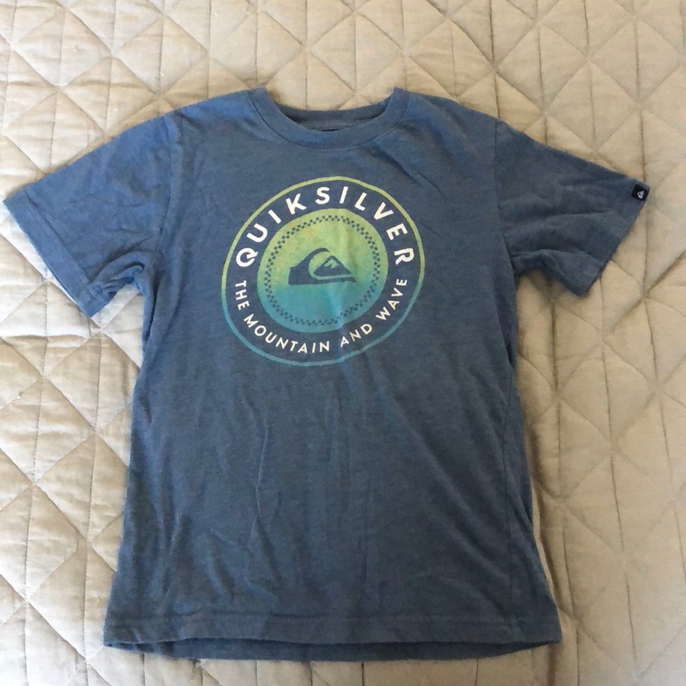 boys blue quicksilver t shirt